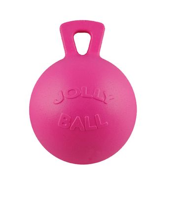 Bubblegum Jolly Ball Tug-N-Toss, 10 inch