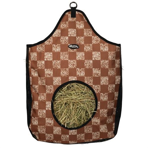 Weaver Hay Bag with Mesh, Checkerboard