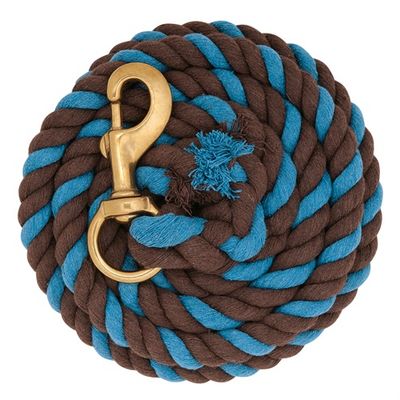 Weaver Cotton Lead Rope, Blue Chocolate