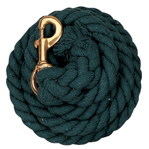 Weaver Cotton Lead Rope, Hunter Green