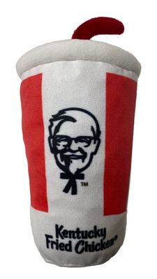 KFC Plush Soda w/ Straw Toy
