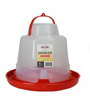 Durvet Poultry Drinker, 5 liter