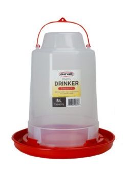 Durvet Poultry Drinker, 8 Liter