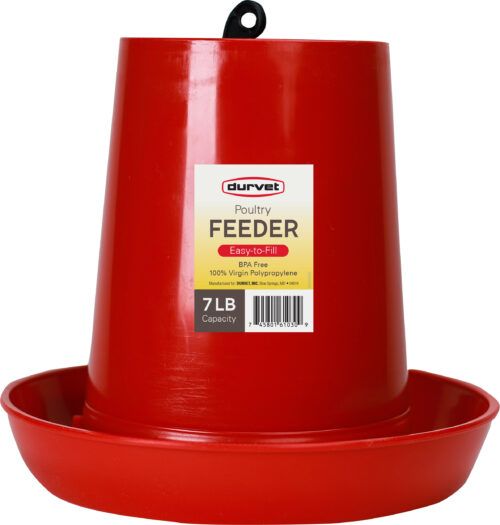 Durvet Poultry Feeder, 7 lb.