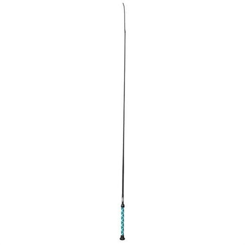 Pig Whip Braided Handle 36&quot;, Teal White