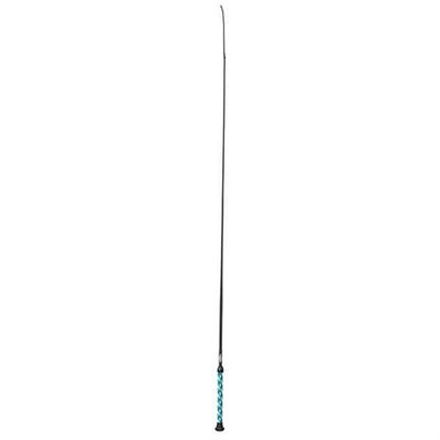Pig Whip Braided Handle 36&quot;, Teal White
