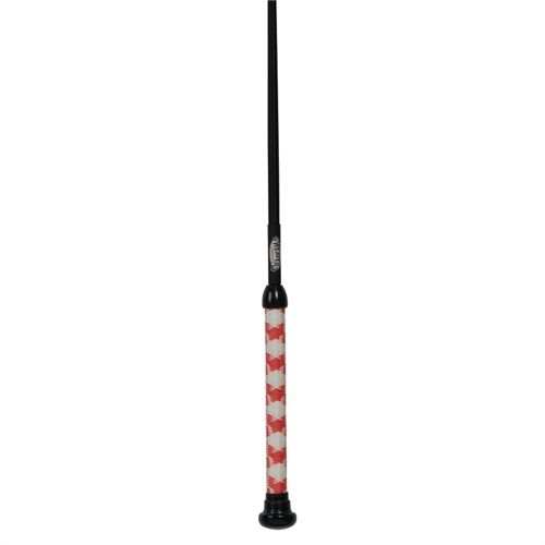 Pig Whip Braided Handle 36&quot;, Strawberry White