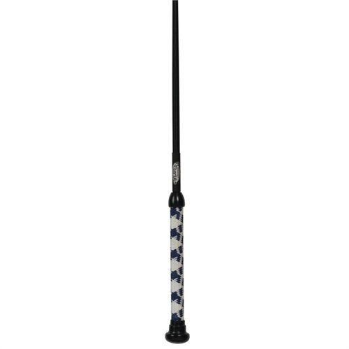 Pig Whip Braided Handle 36&quot;, Navy White
