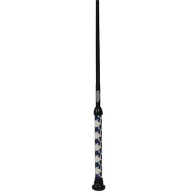 Pig Whip Braided Handle 36&quot;, Navy White