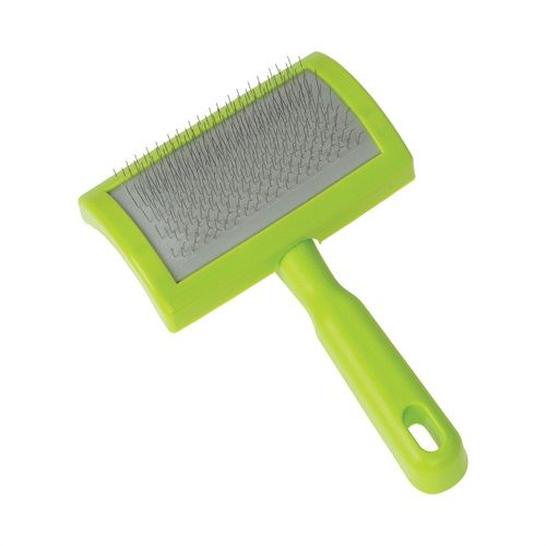 Plastic Slicker Brush Lime