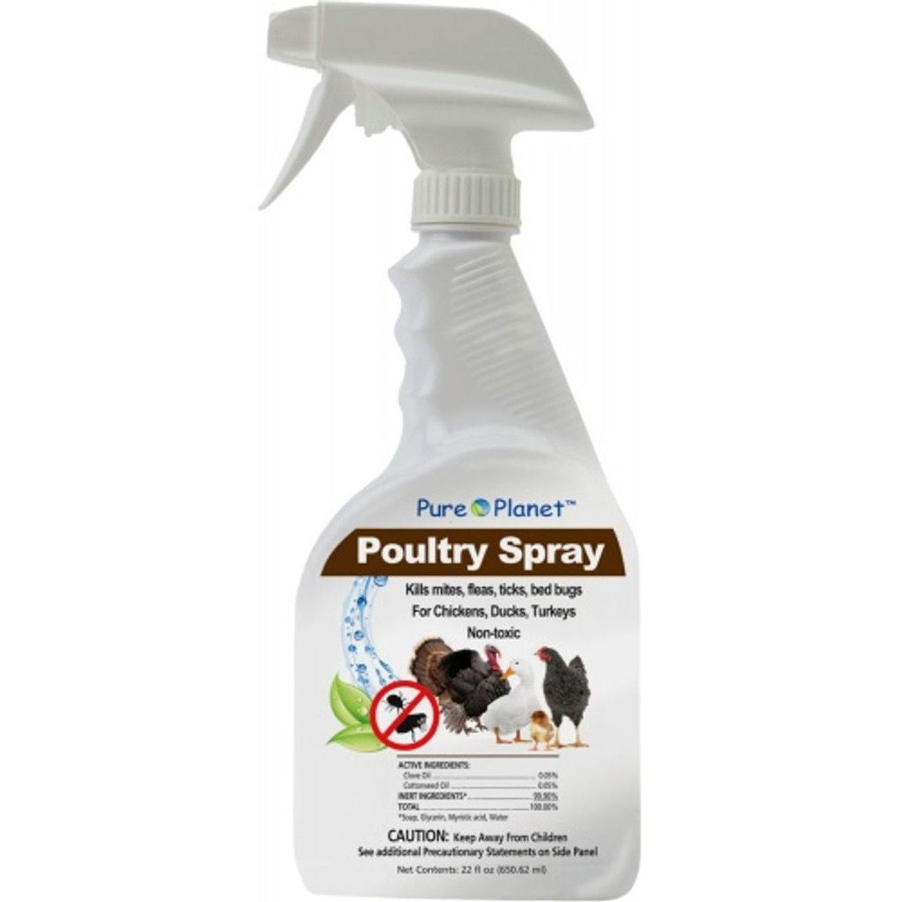 Pure Planet Poultry Spray, 22 oz.