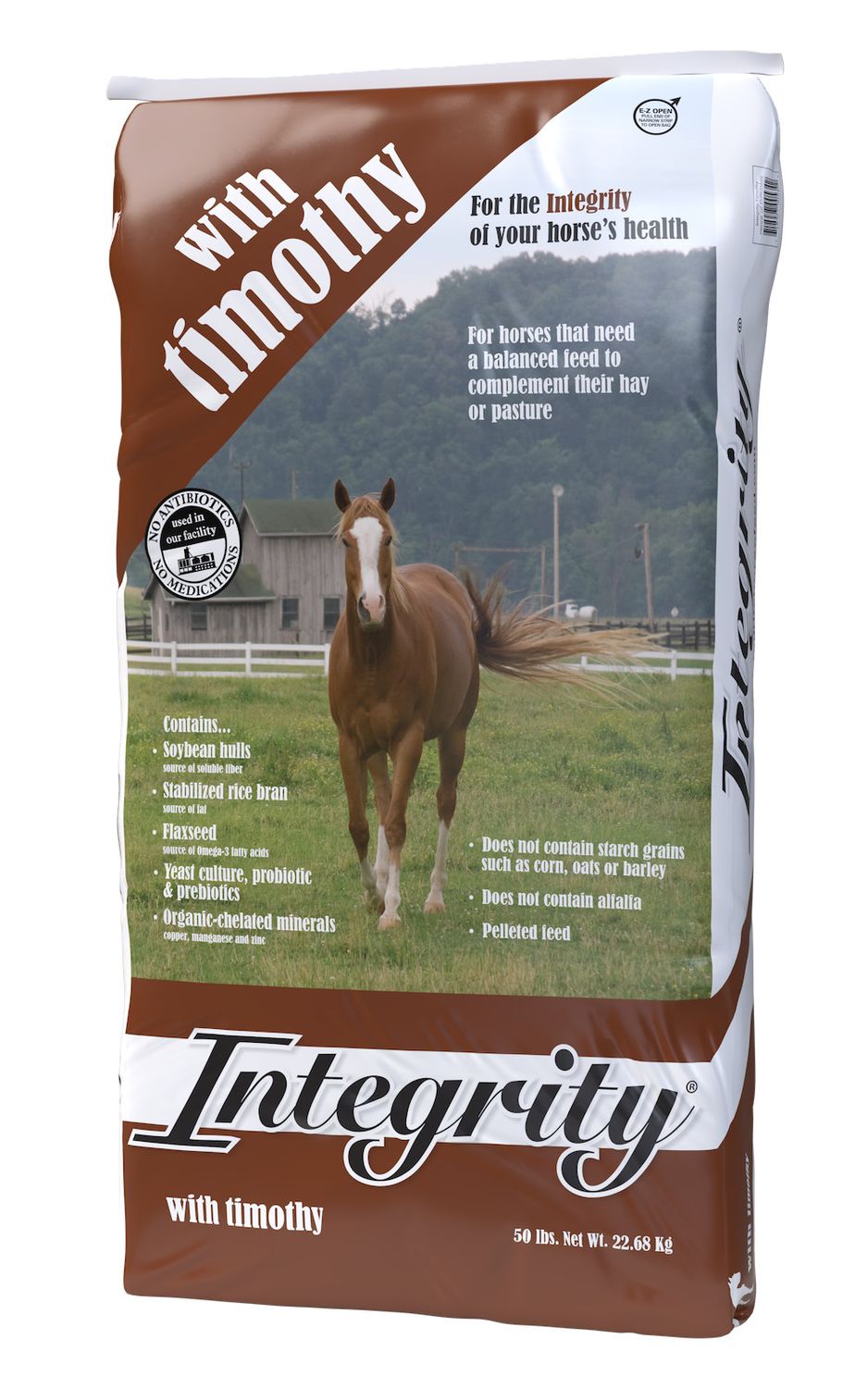 Integrity Horse W/Timothy 50 Lb