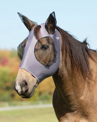 Weaver Lycra Fly Mask, Large Graphite