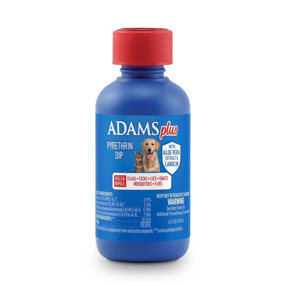 Adams Plus Pyrethrin Dip, 4 oz.