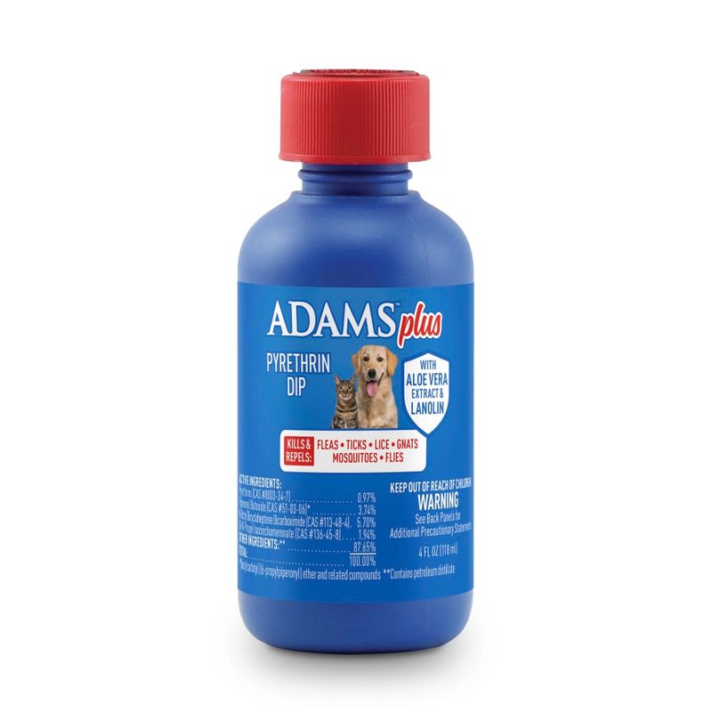 Adams Plus Pyrethrin Dip, 4 oz.