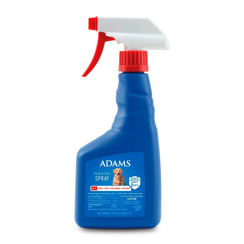 Adams Plus Flea &amp; Tick Spray 16 oz