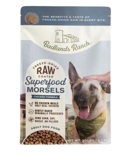 Badlands Raw Coated Chicken, 20 lb.