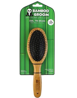 Bamboo Oval Pin Brush, Large