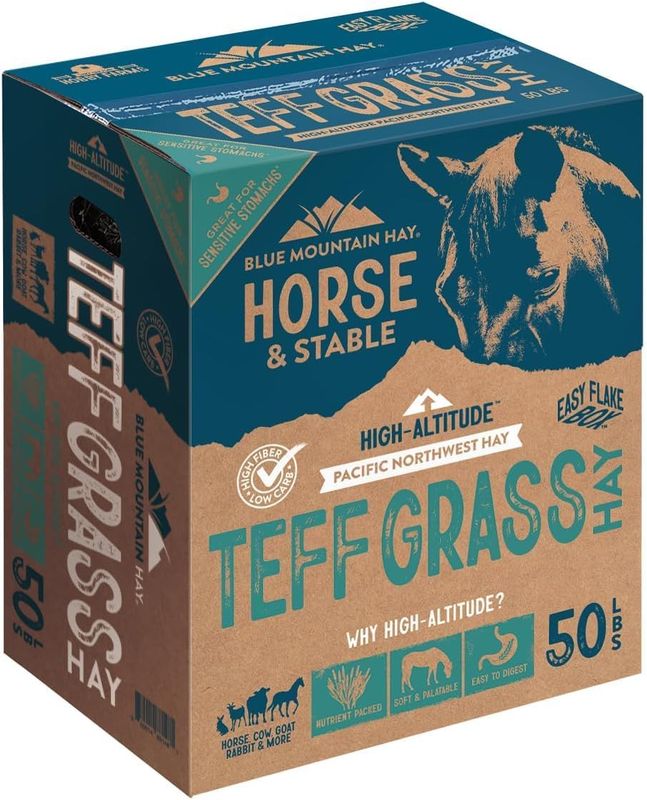 Blue Mountain Teff Hay, 50 lbs.