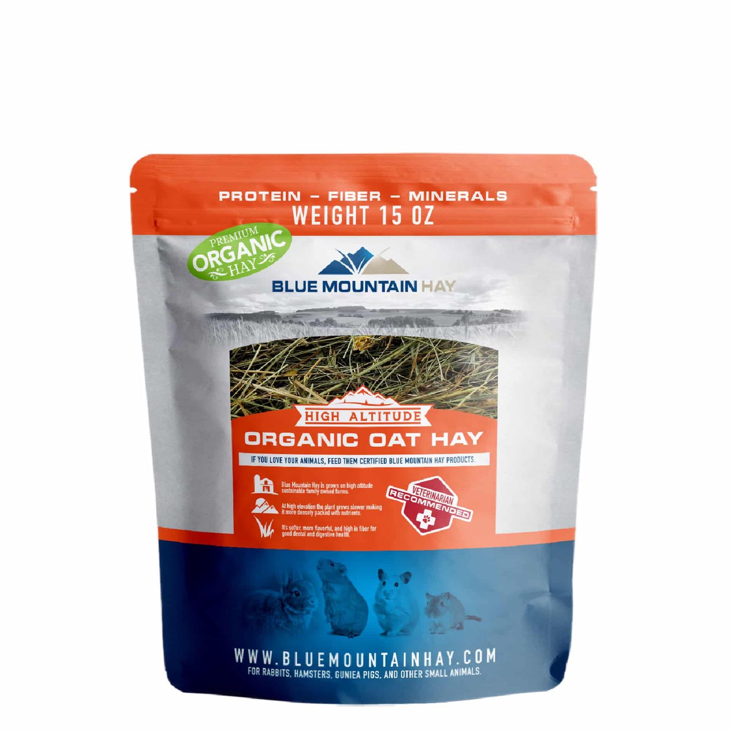Blue Mountain Organic Oat Hay, 24 oz.