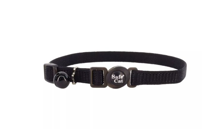 Breakway Cat Collar Black, 8-12&quot;