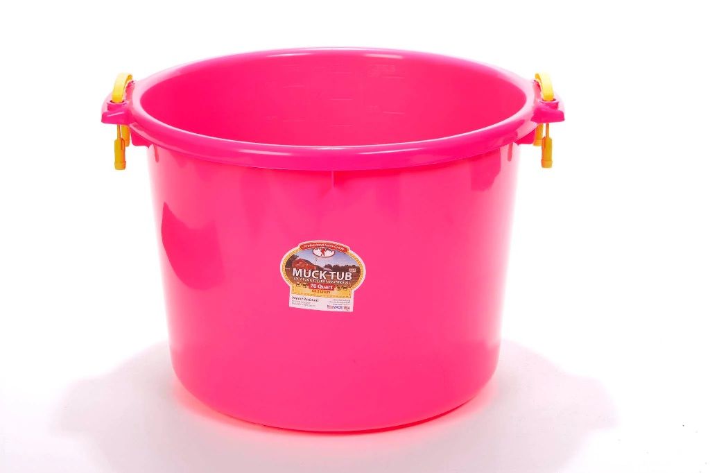 Duraflex Muck Tub Pink 70 Qt