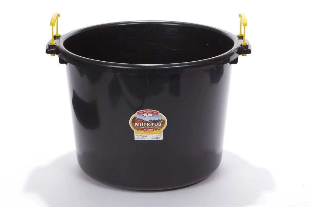 Duraflex Muck Tub Black 70 Qt