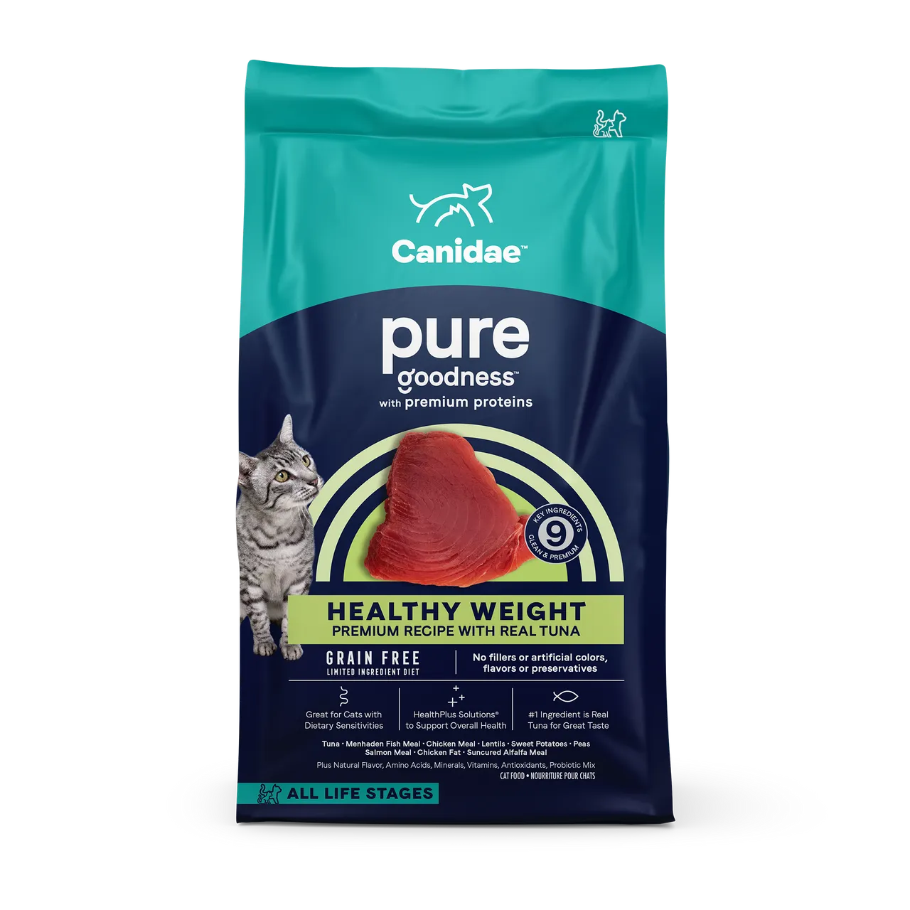 Canidae Cat Healthy Weight Tuna, 10 lb.