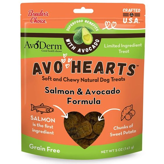 Avo Hearts Salmon &amp; Avocado Treats, 5 oz.