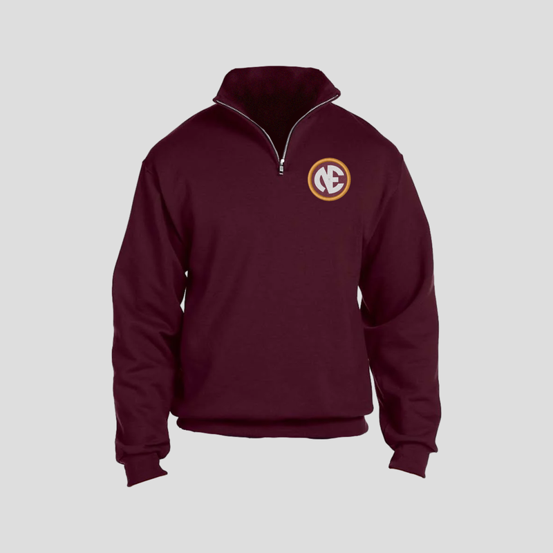 NE 1/4 Zip Embroidered