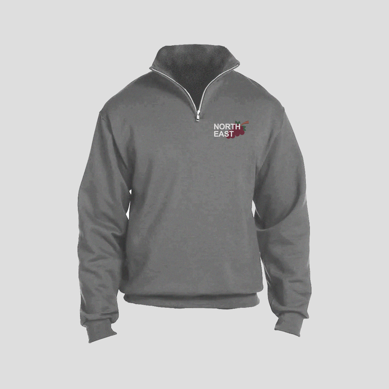 NE Grapes 1/4 Zip Embroidered