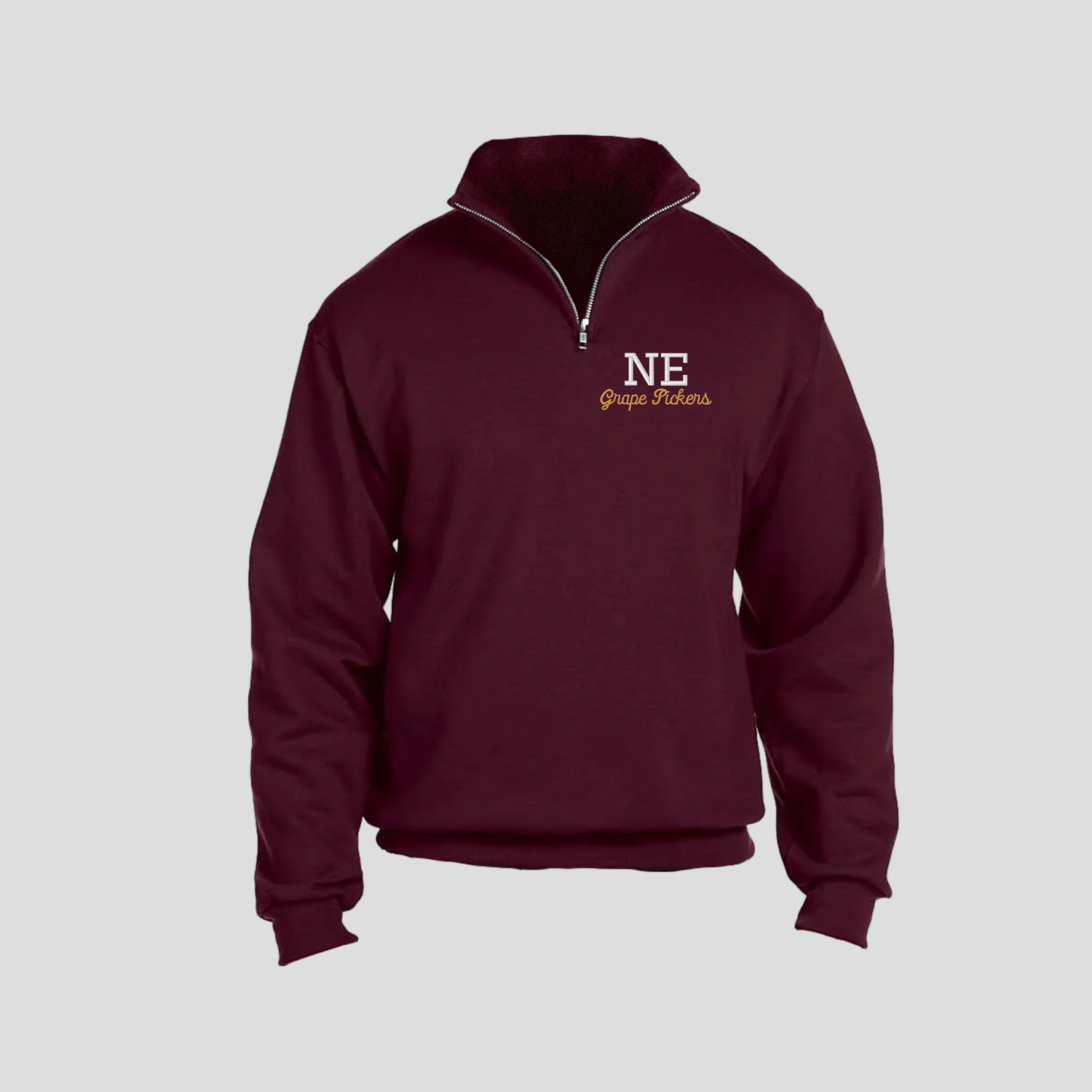 NE Grape Pickers 1/4 Zip Embroidered