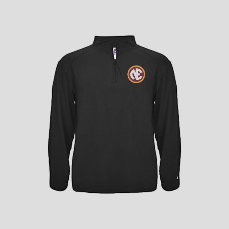 NE Light Weight 1/4 Zip Embroidered