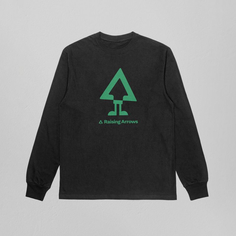 Student Raising Arrows Long Sleeve