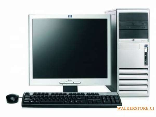 Ordinateur de Bureau HP Pentium 4, 2Go de RAM, 160Go de Disque dur