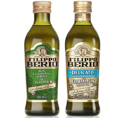 Оливковое масло FILIPPO BERIO EXTRA VIRGIN CLASSICO или DELICATO 500мл Оливковое масло FILIPPO BERIO EXTRA VIRGIN CLASSICO или DELICATO 500мл
