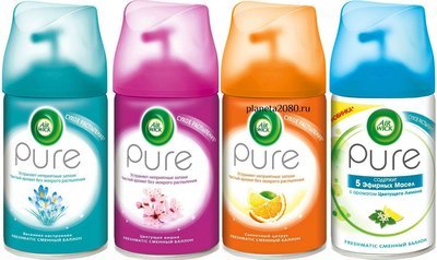 Сменный баллон Air Wick Pure в ассортименте 250мл Сменный баллон Air Wick Pure в ассортименте 250мл