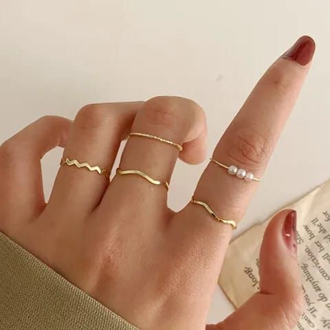 Conjunto de 5 Anillos