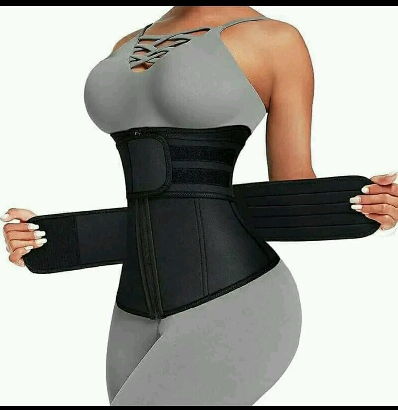 Double Strap Neoprene Waist Trainer
