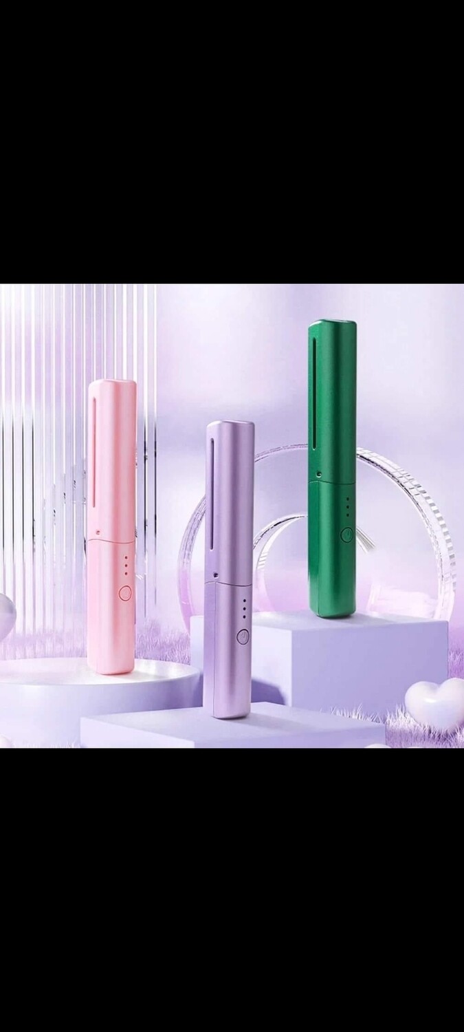 Mini Rechargeable Hair Straightener Comb