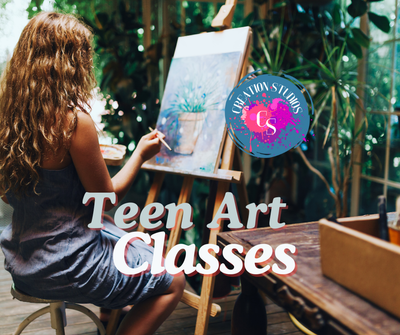MONDAYS Teen Art Classes - Individual Classes Geared To Each Student - Click For Reservations. Price Per Session $35