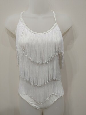 White Fringe Leotard White Fringe Leotard
