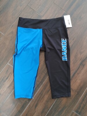 Black & Blue capri leggings Black & Blue capri leggings