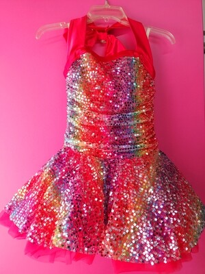 Rainbow halter costume Rainbow halter costume