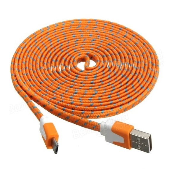 Micro USB cable, 3 meter long