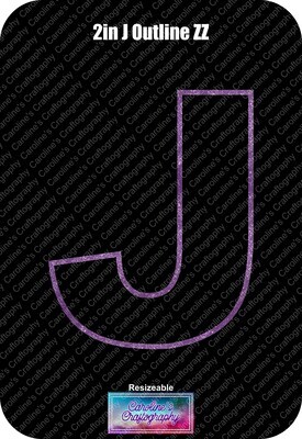 Letter J 2in Acrylic Download