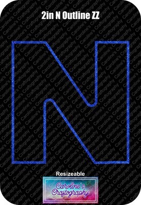 Letter N 2in Acrylic Download
