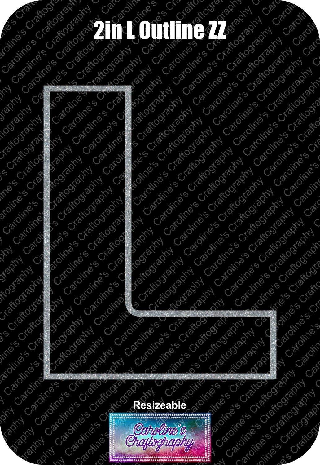 Letter L 2in Acrylic Download