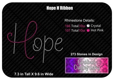 Hope H Ribbon Stone