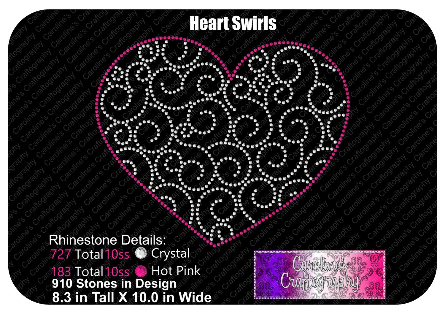 Heart Swirls Stone